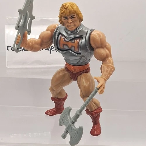 Vtg BATTLE ARMOR HE-MAN Motu Masters Of The Universe Action Figure 1980s 20-4