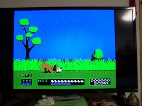Nintendo NES Super Mario Bros Duck Hunt Game Bundle with Zapper Gun and Sleeve