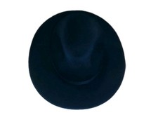 Borsalino Black Hat For Men With Original Box