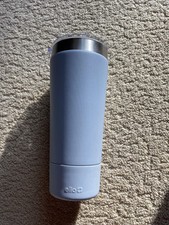 ELLO  Insulated Glass Water Blue Bottle 32oz.  Locking Lid BPA Free Preowned