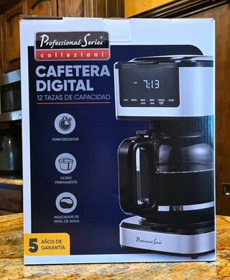 Professional Series Collezioni 12-Cup Digital Coffee Maker   New In Box