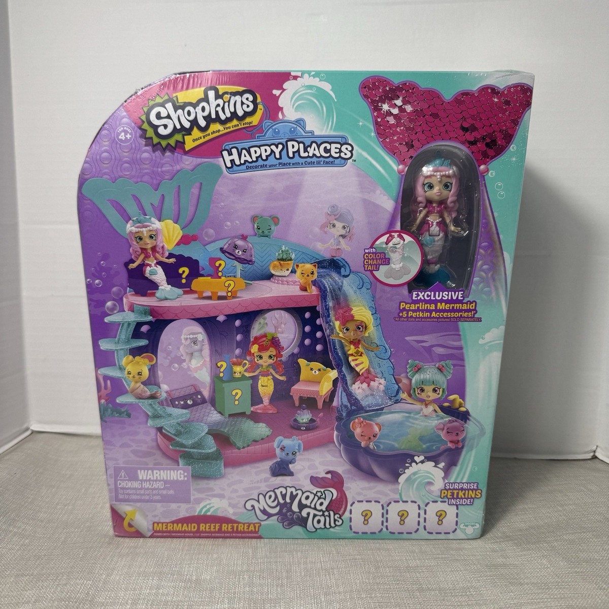 Shopkins Perlina Mermaid Tails Happy Places Play Set Mermaid Reef Retreat