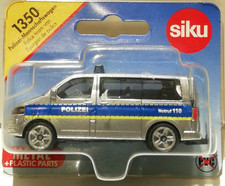 Siku Super Serie 1:55 Volkswagen VW T5 Bus Multivan Polizei Notruf 110 OVP 1350