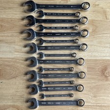 Bonney Metric Wrench Set 12 Point 6mm To 19mm Plus 20mm B-80713 Vtg Usa Read