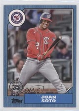 2022 Topps Update 1987 Topps Baseball Blue Juan Soto #87TBU-22 0b3