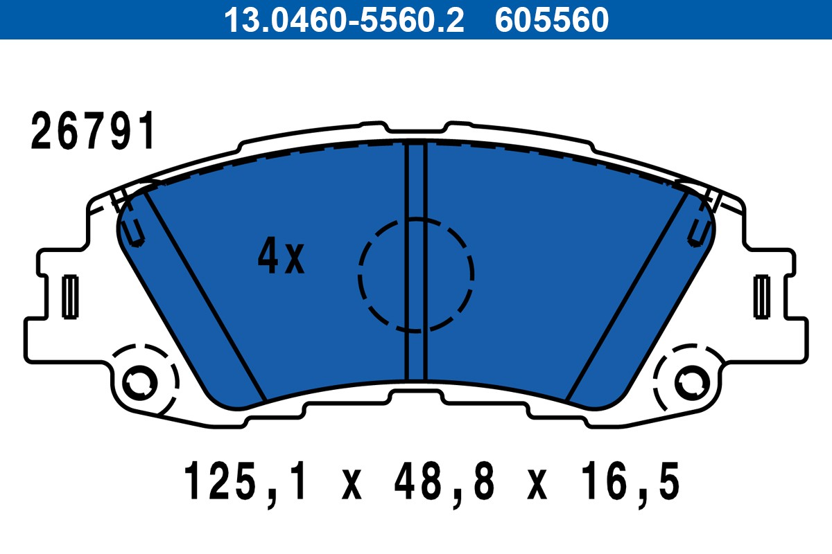 ✅Fits ATE 13.0460-5560.2 HAM PADS.   ⭐UK Seller⭐