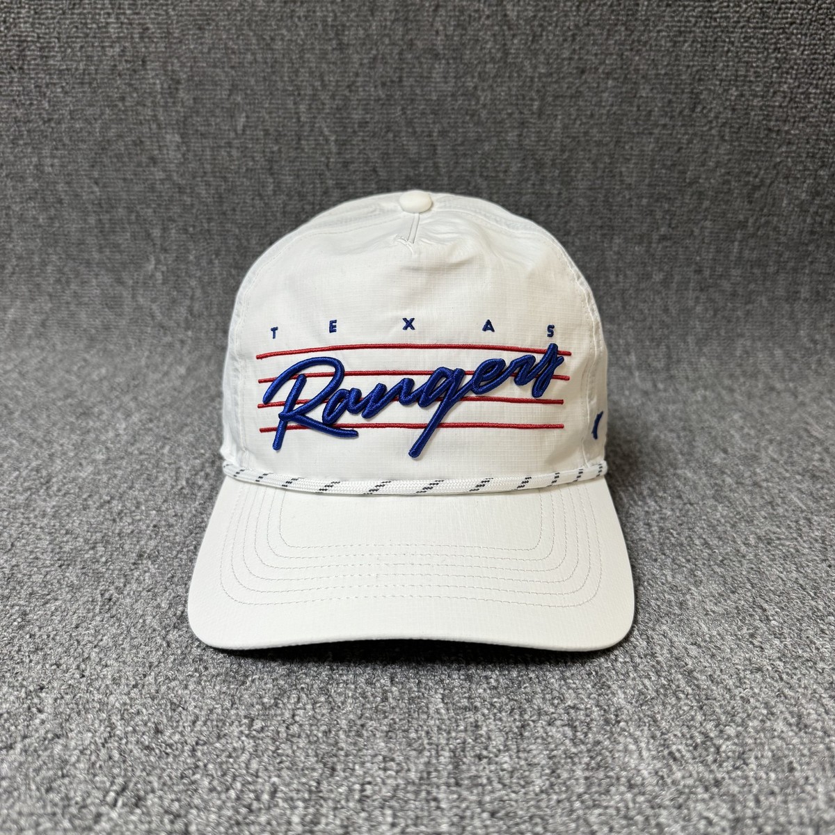 '47 Brand Texas Rangers MLB Script Snapback Cap White Hat