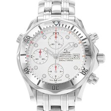 Omega Seamaster Diver 300 M 2598.20.00 42mm Silver Dial Steel Mens Watch