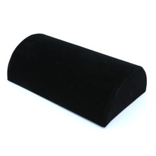 SSWBasics Half Moon Black Velvet Bracelet Display (8 1/4"L x 5"W x 2 1/2"H)