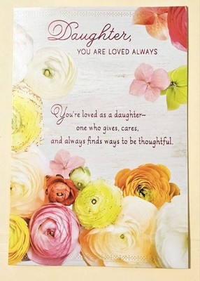 Happy Birthday, Daughter / Greeting Card Large Format (incl. Envelope 5.5×8'')