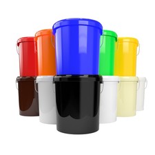 Eimer mit Deckel 16l Kunststoff Leereimer mit Griff lebensmittelecht luftdicht