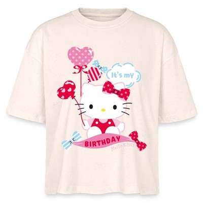 Hello Kitty Mit Ballons Mein Geburtstag Stanley/Stella Frauen Boxy Bio-T-Shirt