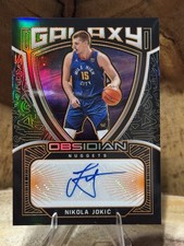 2020-21 Panini Obsidian Galaxy Auto  Nikola Jokić Electric Etch Orange /25 (AU)