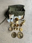 Original 1940s WW2 Gold Military Chaplains Kit Original Case with Instructions