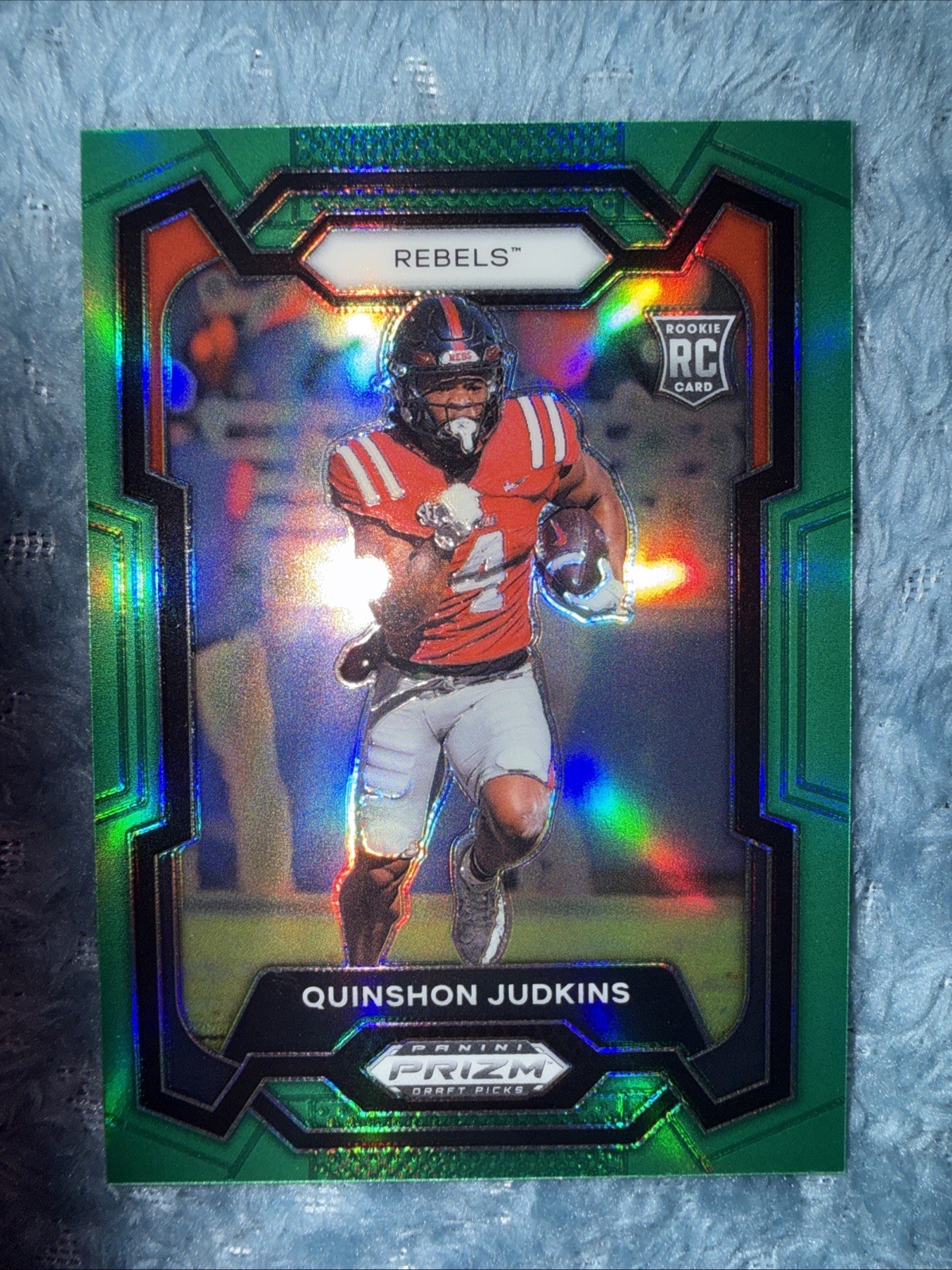 2024 Panini Prizm Draft Picks - Quinshon Judkins #146 Green Prizm (RC)