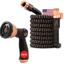 NEW Copper Bullet by Pocket Hose, 3/4" x 50 ft Expandable Garden Hose with Thumb