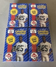 4- 1991 All World Canadian Football Cards Rocket Ismail CFL Factory Sealed