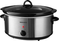 Daewoo 6.5L Slow Cooker – Large Family Size Electric with Removable... 