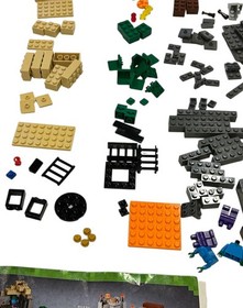 Lego 21113 21119 Minecraft Set Lot 2 The Cave The Dungeon Minifigs 99% Complete