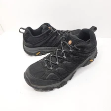 Merrell Moab 3 Hiking Shoes Mens Size 12 Black Vibram Suede Mesh Trail J035875