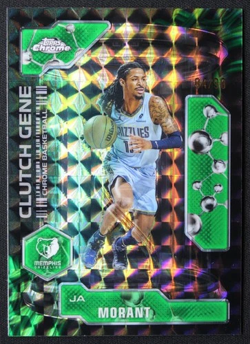 2025 Topps Chrome Ja Morant Refractors Green (RAW)
