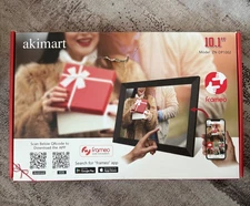 Digital Picture Frame/ Akimart Frameo WiFi  ZN-DP1002 10.1 Inch Brand New