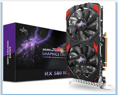 AISURIX Radeon RX 580 Graphic Card 2048SP 8GB GDDR5, 256 Bit 2xDP 1xHDMI GAMING