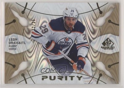 2022-23 Upper Deck SP Game Used Purity Gold 22/35 Leon Draisaitl #P-47 0i47