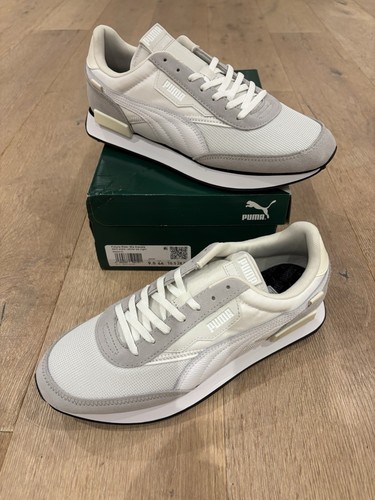 Puma Future Rider Mix Elevate Dark Slate White Trainers Size UK 9.5 - Picture 2 of 7