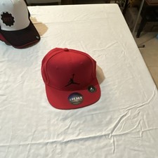 Jordan Youth Boys Red Baseball Cap Solid Jumpman Logo Sports Hat