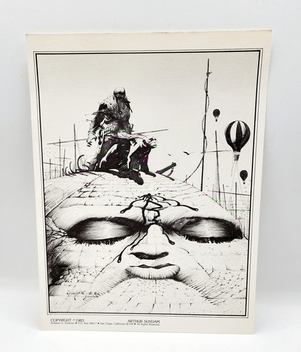 1983 Mondo Misterioso L'arte di Arthur Suydam Edizione Limitata Portfolio Firmato - Foto 10 di 10