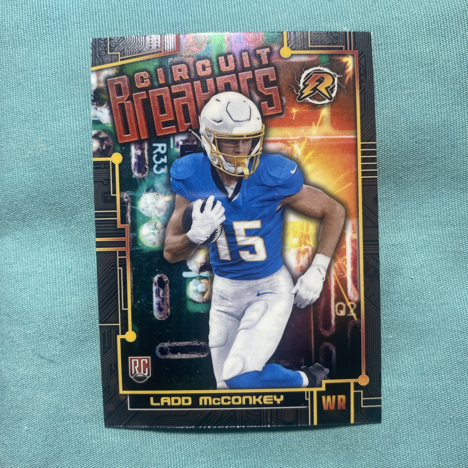 2024 Topps Resurgence Circuit Breakers #CB-7 Ladd McConkey LA Refractor RC