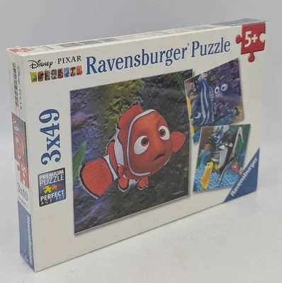 Ravensburger 09371 Findet Nemo Im Aquarium  Disney Pixar Puzzle  3x49 Teile NEU - Bild 1 von 4