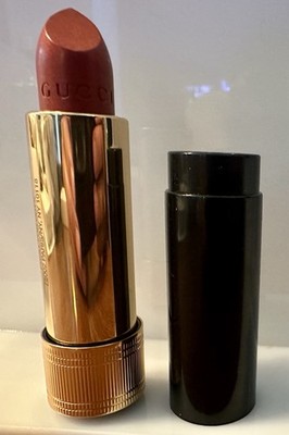 Gucci Rouge À Lèvres Metallic Lip Colour 25 Goldie Red Lipstick NIB