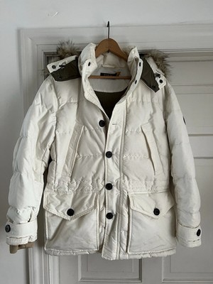 Polo Ralph Lauren Water Repellent Down Parka with Dettachable Hood Medium Men