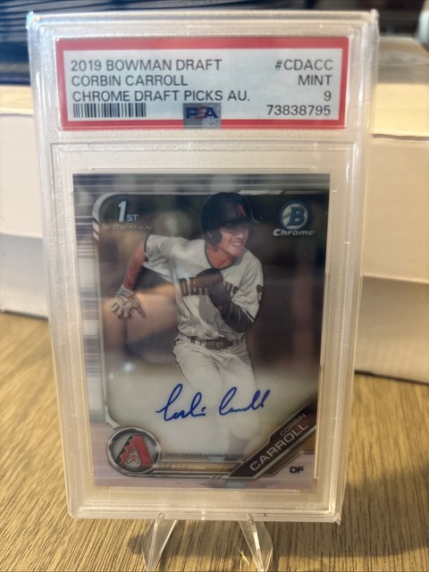 Corbin Carroll 2019 Bowman Bowman Draft Chrome Draft Pick Autographs