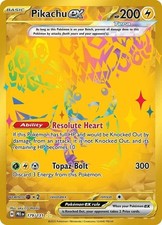 golden ex pokemon card - Quaquaval 273/193 - Paldea Evolved you may search your deck for up to 2 Basic Lightning Pokmon and put them onto your Bench Mega Charizard X ex (Phantasmal