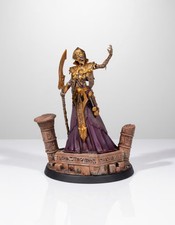 Pharaoh Lich King Miniature | Resin 3D Printed Undead Necromancer