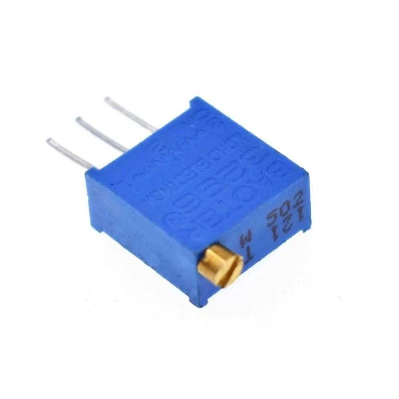 5x Potenciometro Multivuelta 1K ohm 3296-W 0,5w resistencia variable Trimpot - Imagen 3 de 3