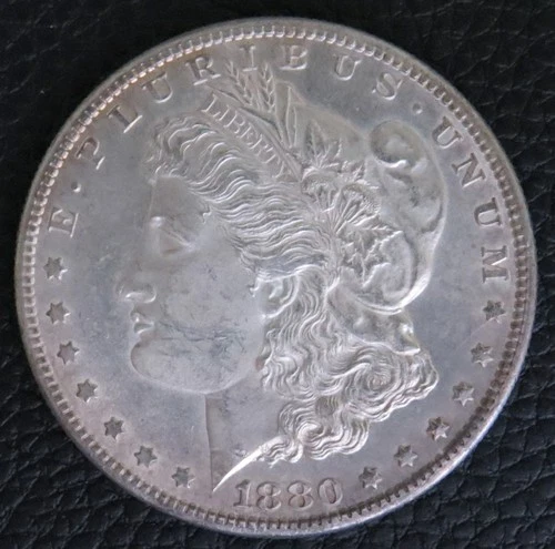 1880-S Morgan Silver Dollar UNC Coin