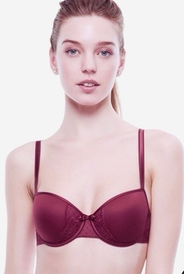 Passionata By Chantelle Belle Du Jour Himbeerrot T-Shirt BH UK 36C
