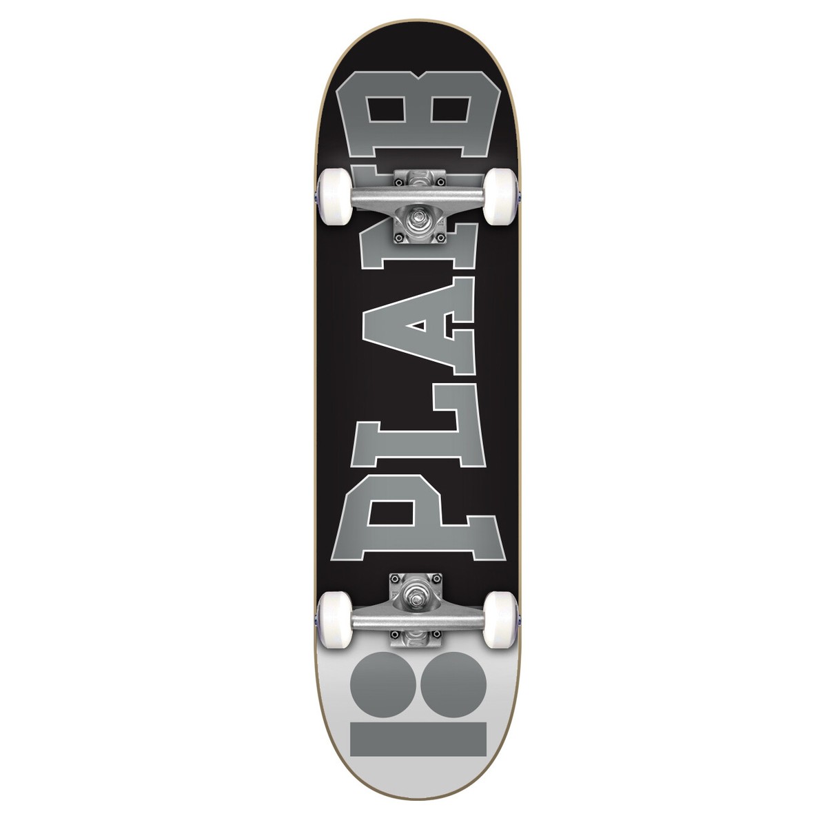 Plan B Skateboard Complete Academy Black/White 7.75