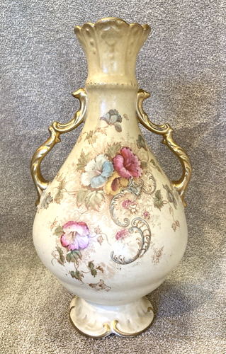 Seltene antike S. F. & Co. ELM Vase 10 cm England - SCHÖN!