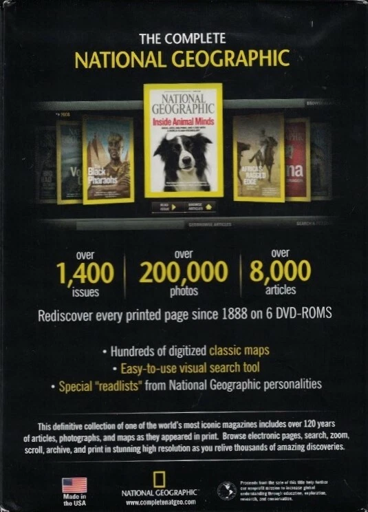 Complete National Geographic 6 DVD-ROMS + Bonus Book / ISBN 978-1-4263-4011-6 - Image 2 of 4