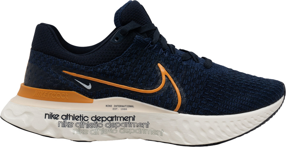 Nike React Infinity Run Flyknit 3 Premium Dark Obsidian - 1 of 7