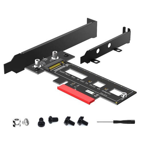 Adattatore M.2 NGFF SSD a PCIE X4 Moltiplicatore riser chiave M (senza dissipato - Photo 3/10