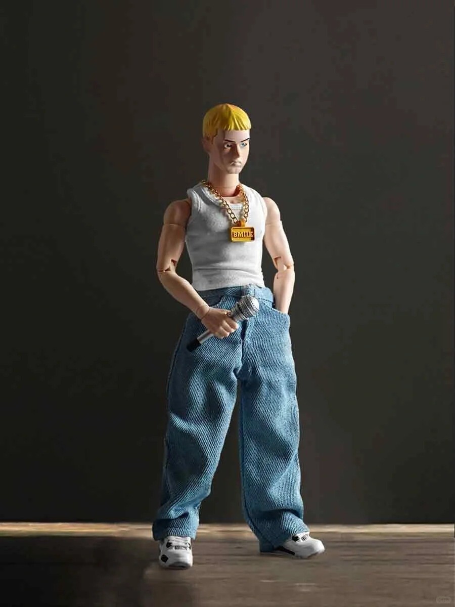 New Eminem 1/6 Action Figure, 8 Miles Slim Shady Album fit with