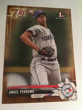 2017 Bowman Paper Prospects 5x7 Angel Perdomo Blue Jays BP20 #'d 05/10 Gold