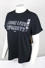 Wrangler Women's Retro Long Live Cowboys T Shirt Short Sleeve Black 112336173