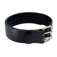 Celtic Knot Leather Utility Belt w/ Buckle   Scottish Kilt or Casual Wear